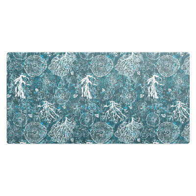 Duża podkładka na biurko dla dzieci Organiczne wzory morskie