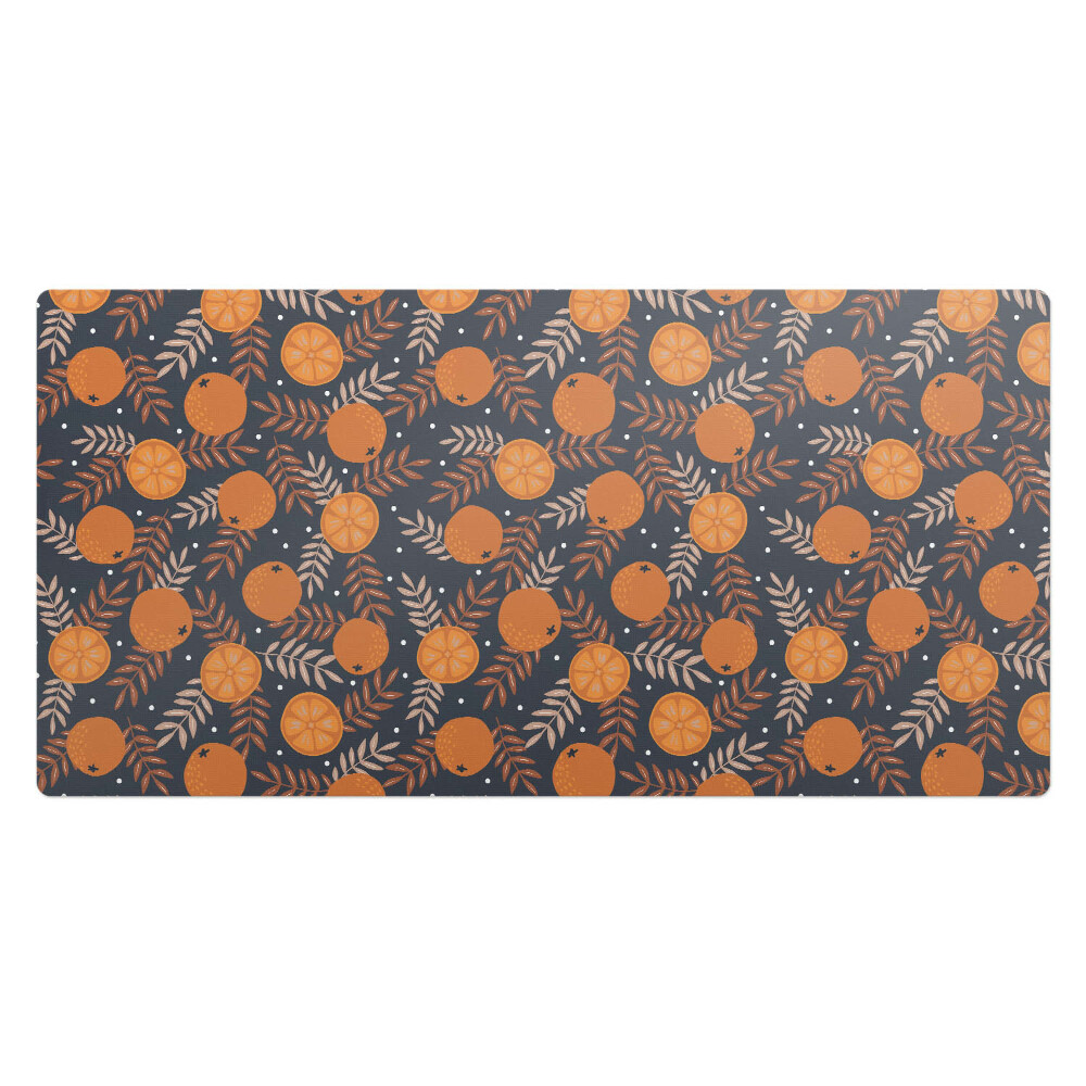 Duża podkładka ochronna na biurko Pomarańcze i liście