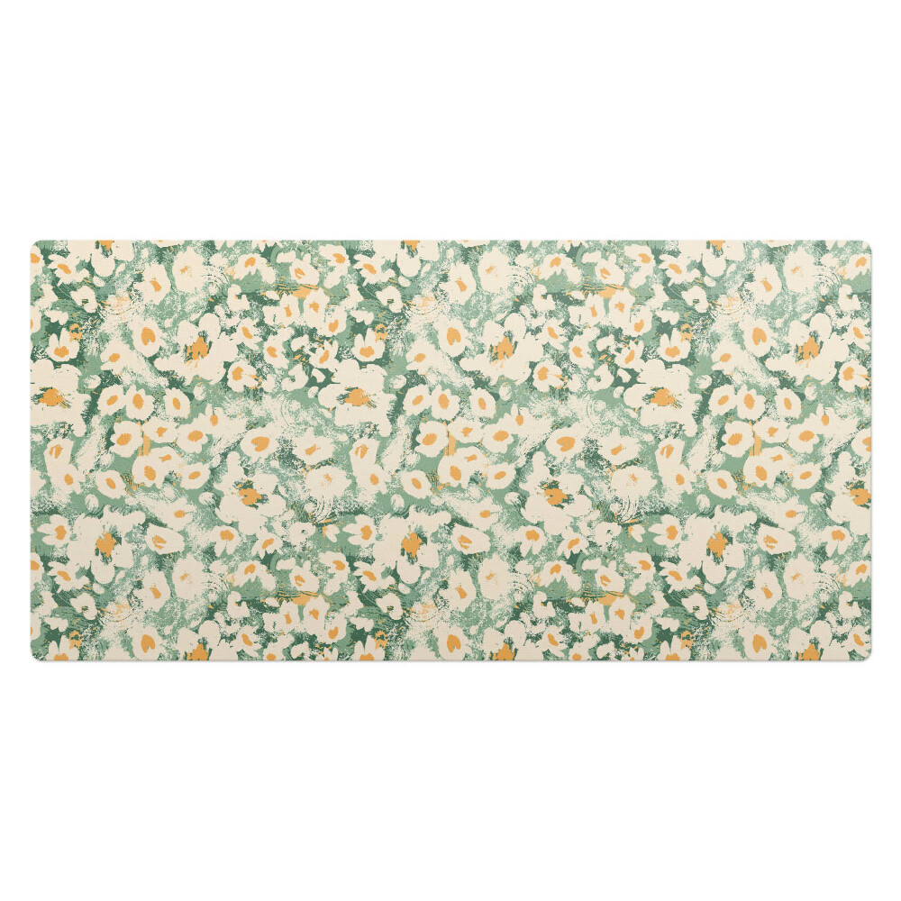 Duża podkładka na biurko dla dzieci Kwiatowy wzór retro