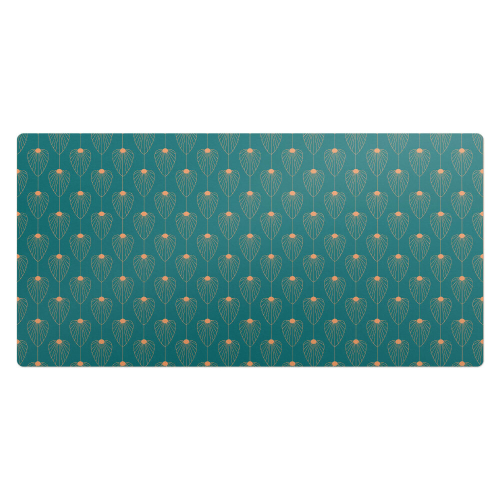 Podkładka na biurko Liściasty wzór retro