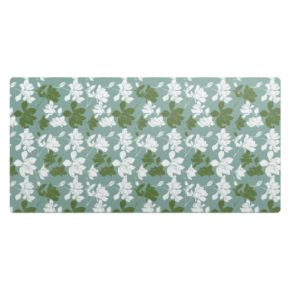 Podkład ochronny na biurko Kwiatowy wzór liściasty