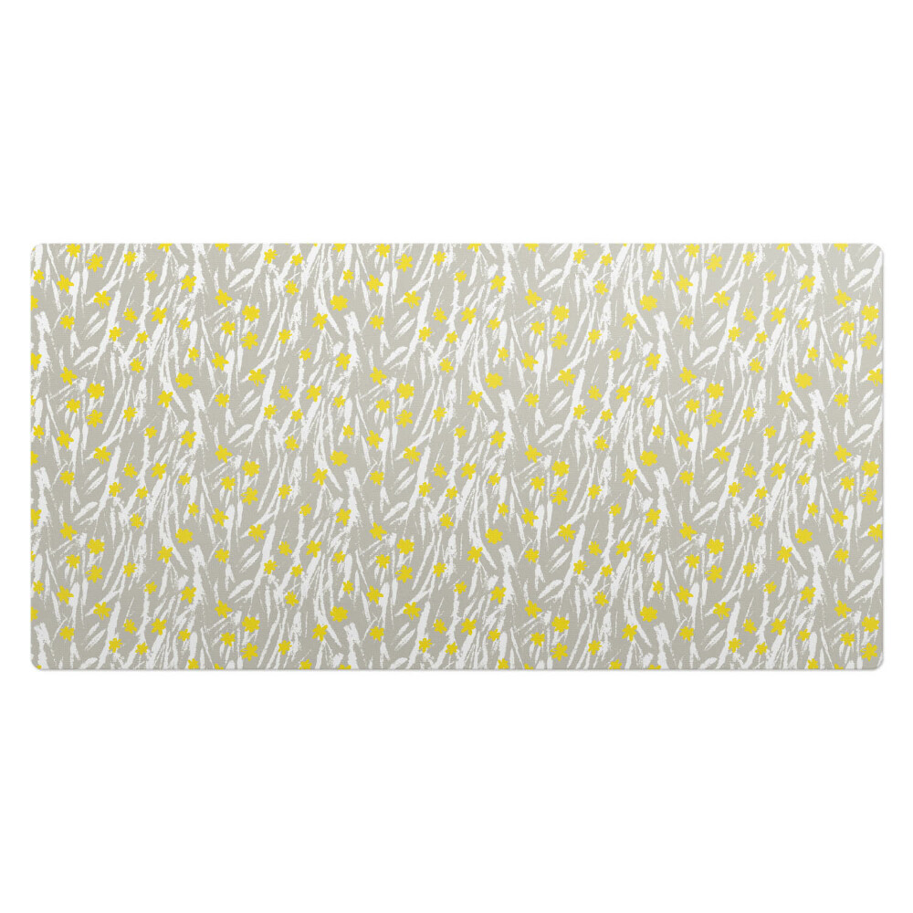 Duża podkładka na biurko Kwiatowy wzór gałązek