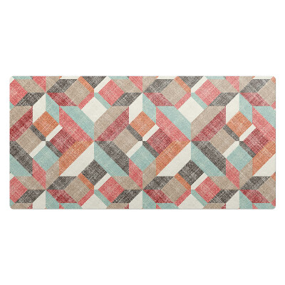 Podkładka na całe biurko Geometryczny wzór retro