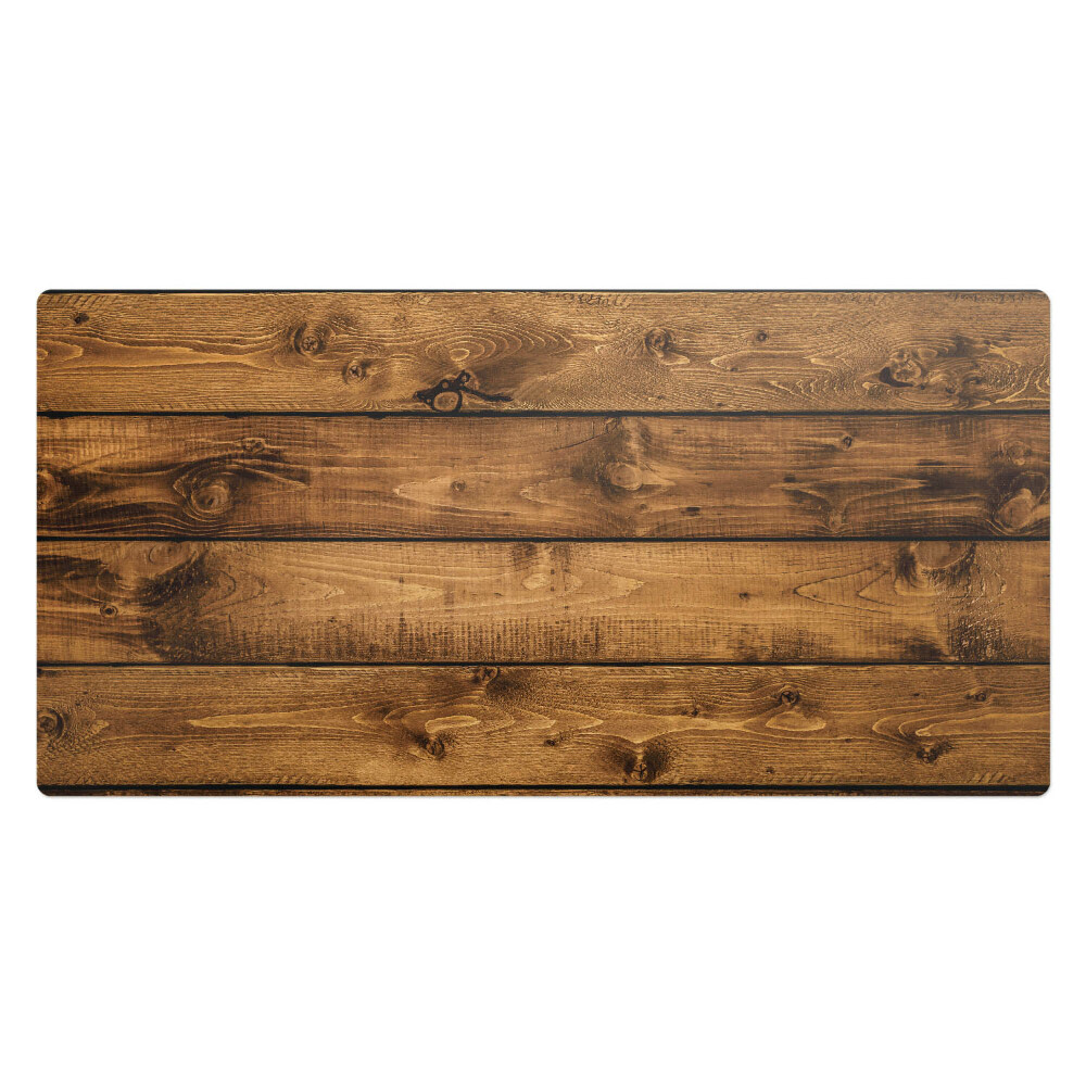 Mata ochronna na biurko Drewniane deski rustykalne