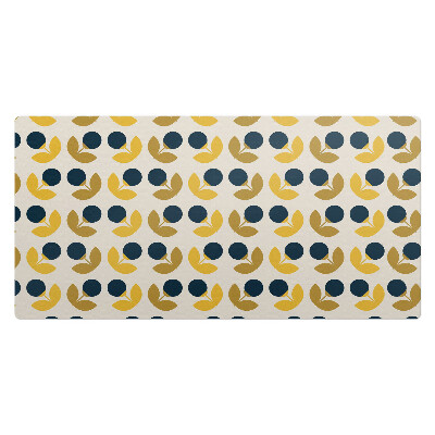 Duża podkładka ochronna na biurko Geometryczny wzór kwiatowy