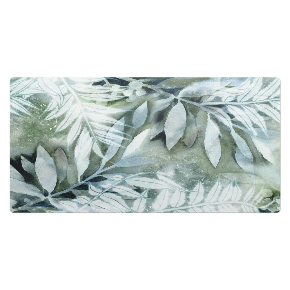 Duża podkładka na biurko dla dzieci Akwarelowe liście
