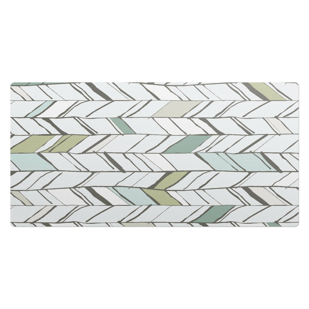 Mata ochronna na biurko Liście w jodełkę