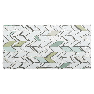 Mata ochronna na biurko Liście w jodełkę