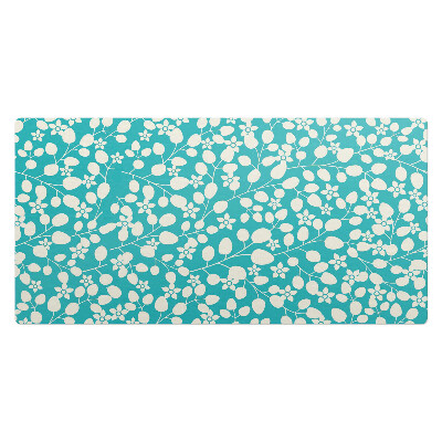 Duża podkładka ochronna na biurko Kwiatowy wzór liściasty