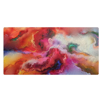 Podkładka na całe biurko Abstrakcyjna burza kolorów