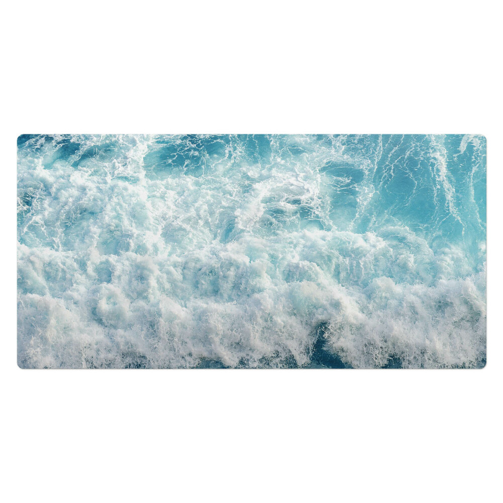 Mata na biurko Morskie fale w ruchu