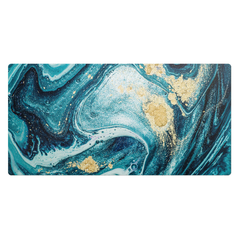 Duża podkładka na biurko Wirujące fale sztuki