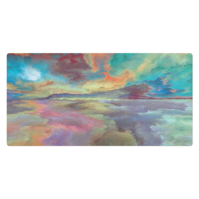 Duża podkładka na biurko dla dzieci Chmury w pastelach