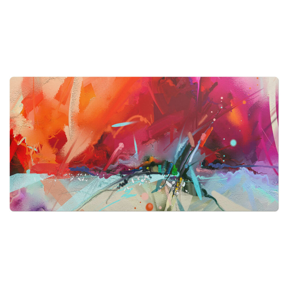 Duża podkładka na biurko dla dzieci Dynamiczne pociągnięcia