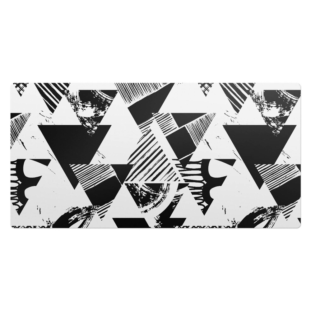 Duża podkładka na biurko dla dzieci Abstrakcyjne trójkąty