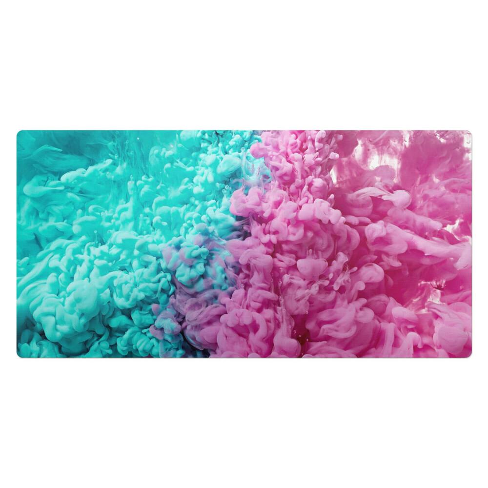 Duża podkładka ochronna na biurko Kolorowy dym w wodzie