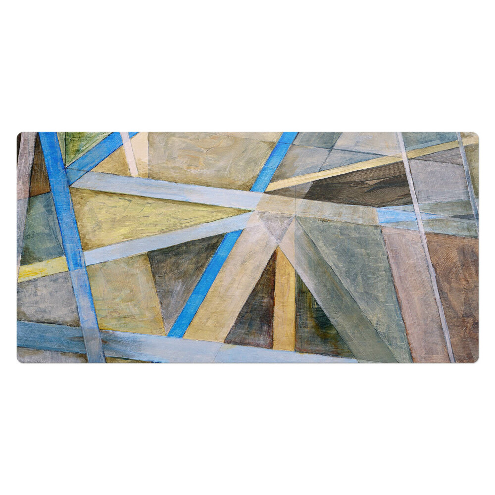 Duża podkładka ochronna na biurko Geometryczne linie