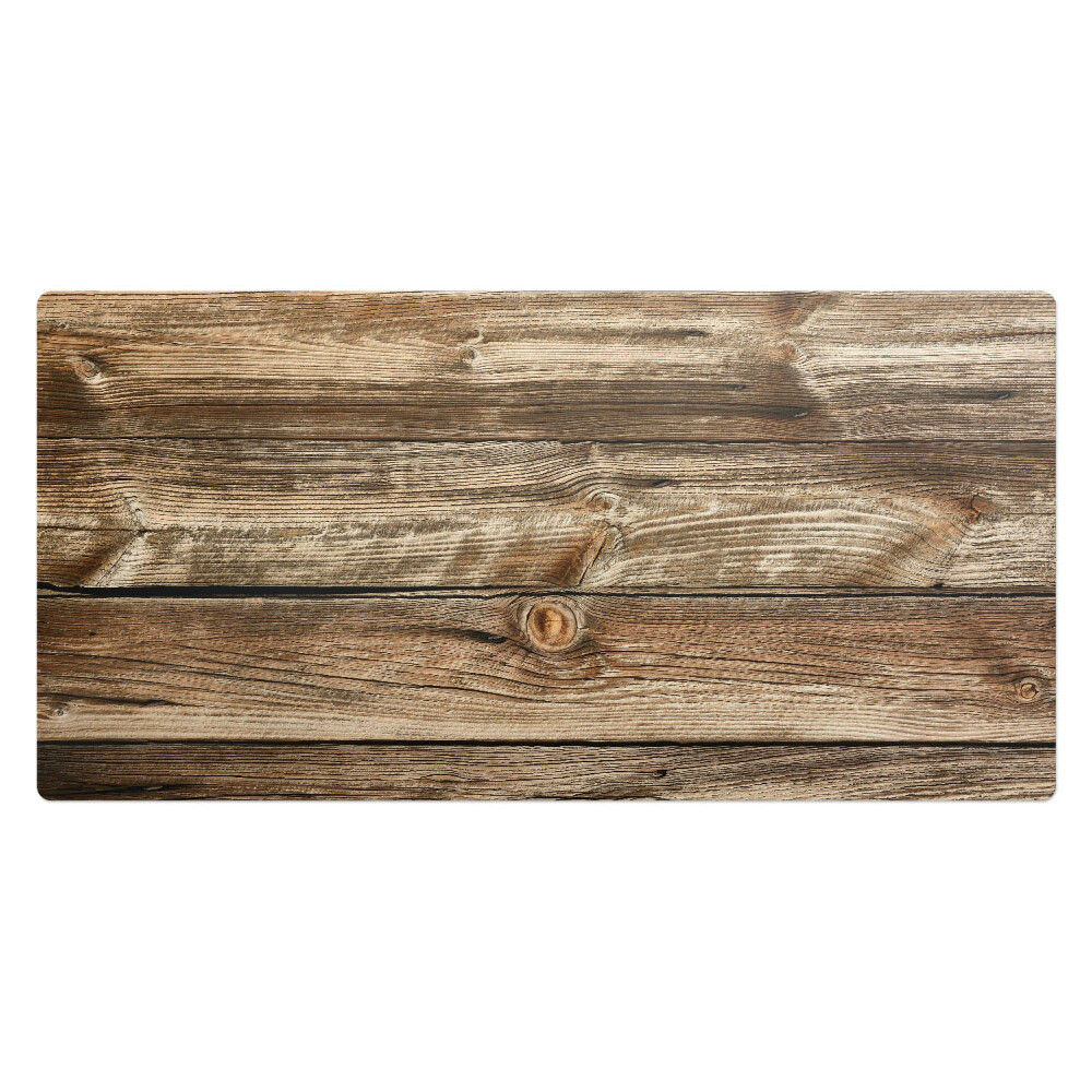 Duża podkładka ochronna na biurko Drewniane deski