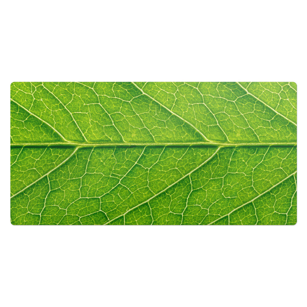 Duża podkładka na biurko Liść w zbliżeniu