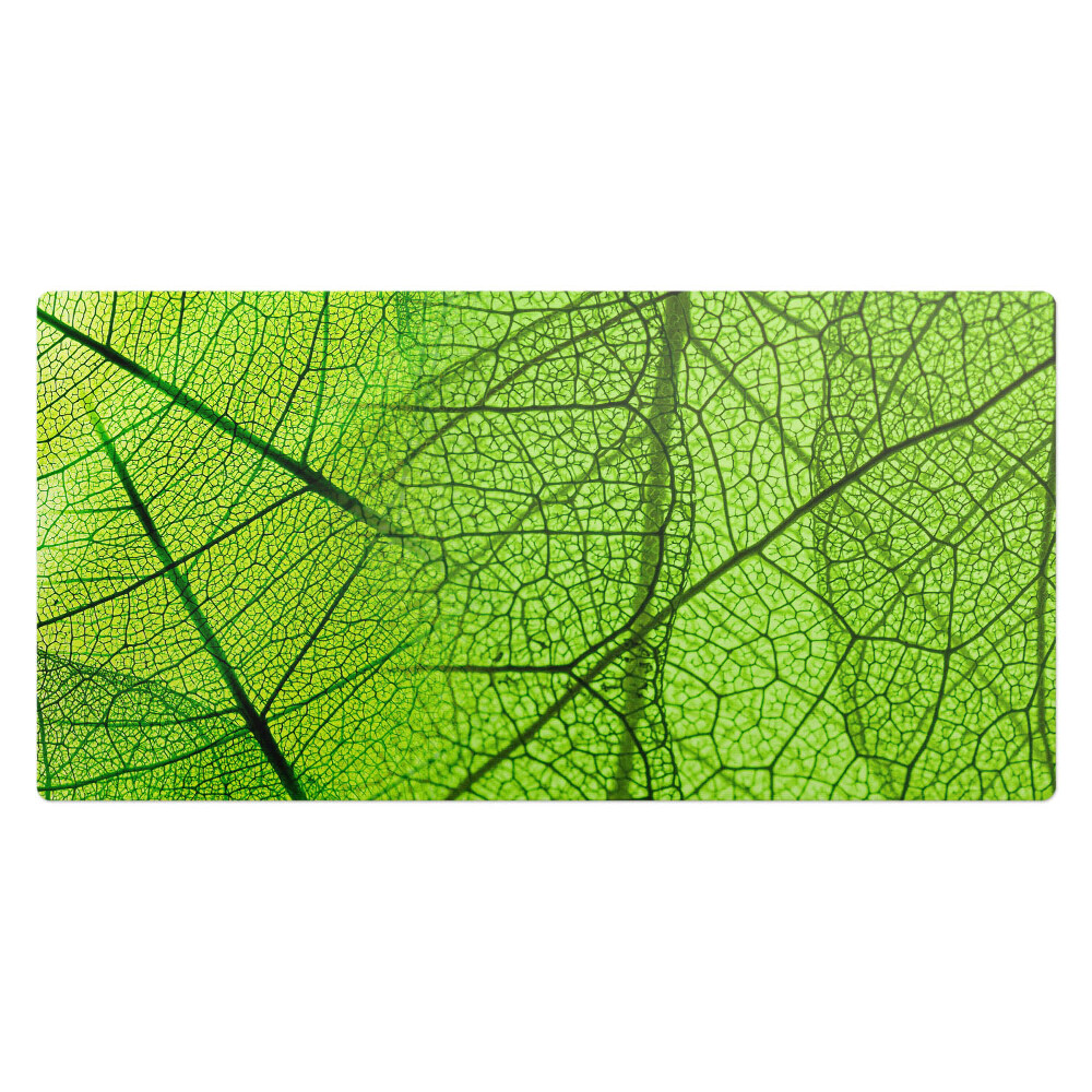 Duża podkładka na biurko dla dzieci Liść w zbliżeniu