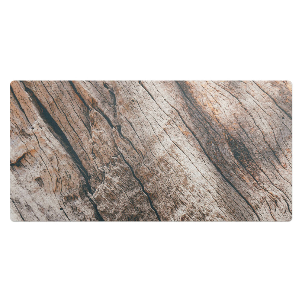 Duża podkładka na biurko dla dzieci Drewniane słoje