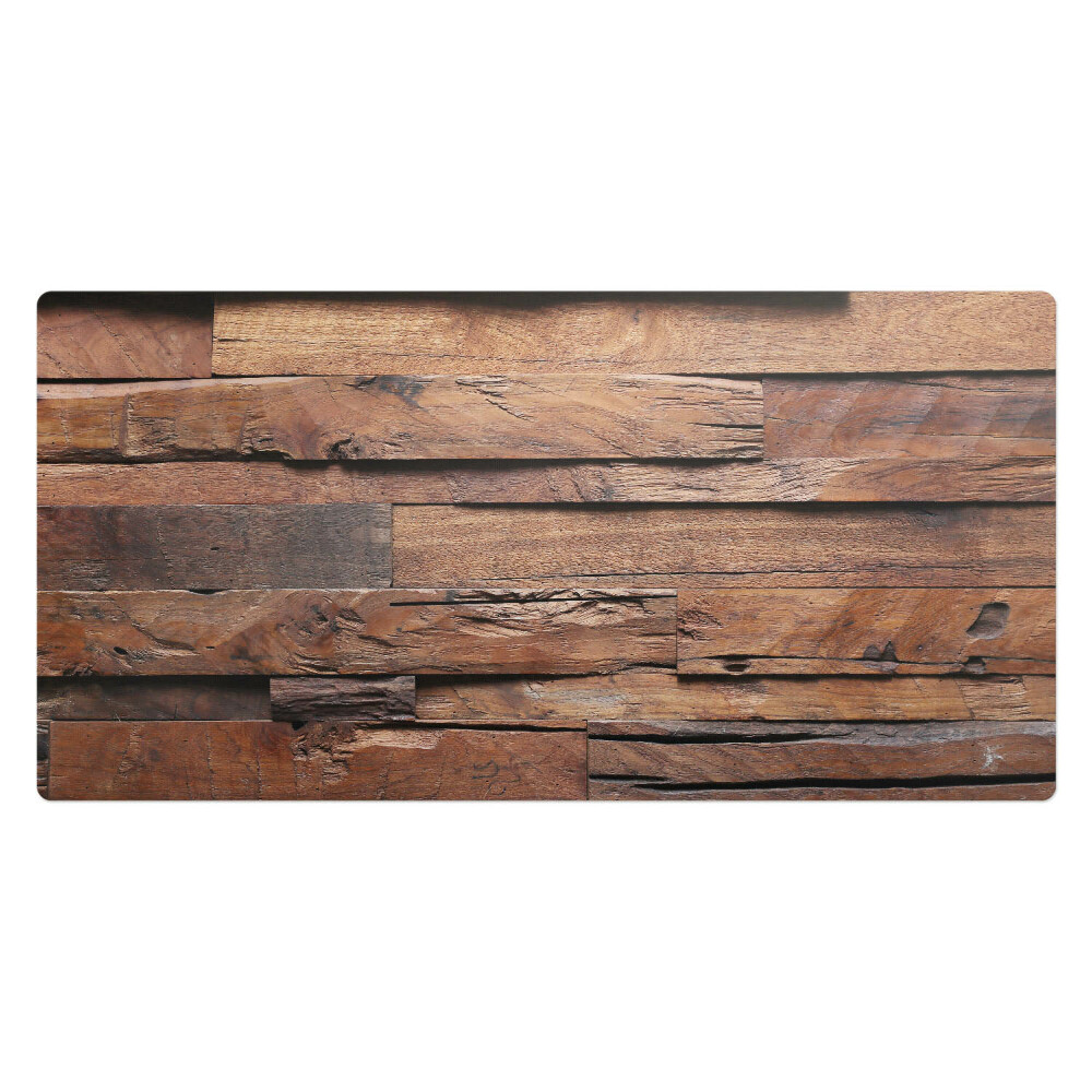 Mata na biurko Drewniana tekstura