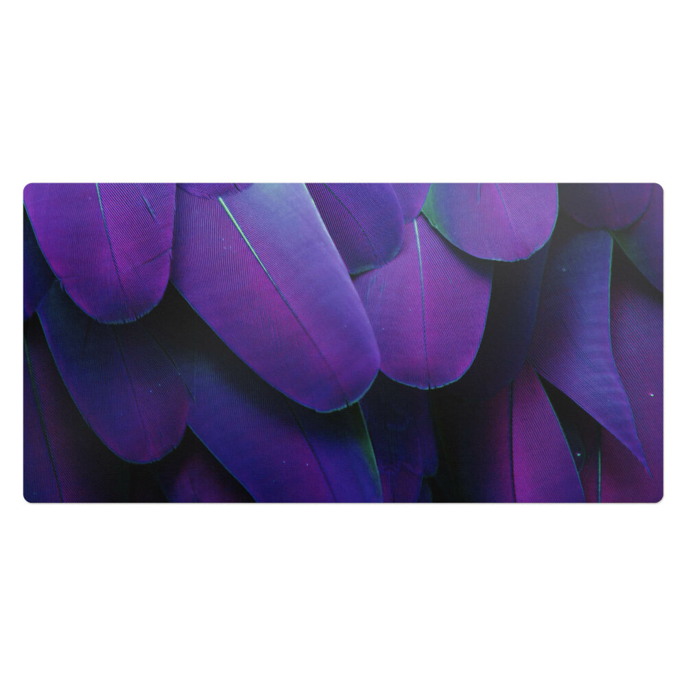 Mata ochronna na biurko Pióra w odcieniach