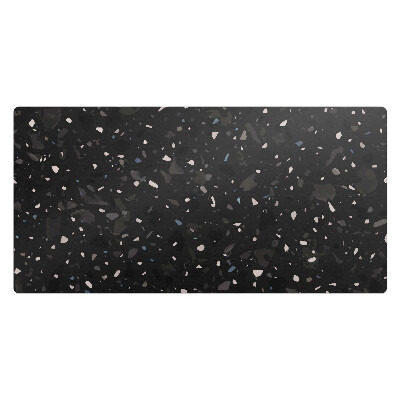 Mata na biurko Terrazzo ciemny wzór