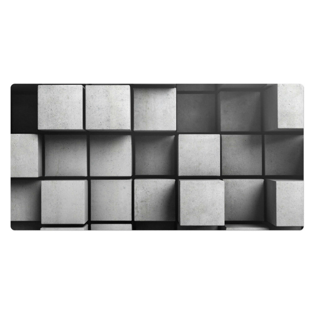 Duża podkładka na biurko dla dzieci Geometryczne kostki