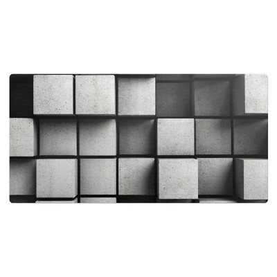 Duża podkładka na biurko dla dzieci Geometryczne kostki