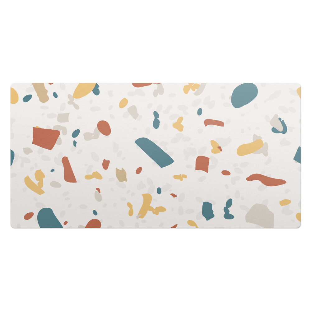 Duża podkładka na biurko dla dzieci Terrazzo abstrakcja