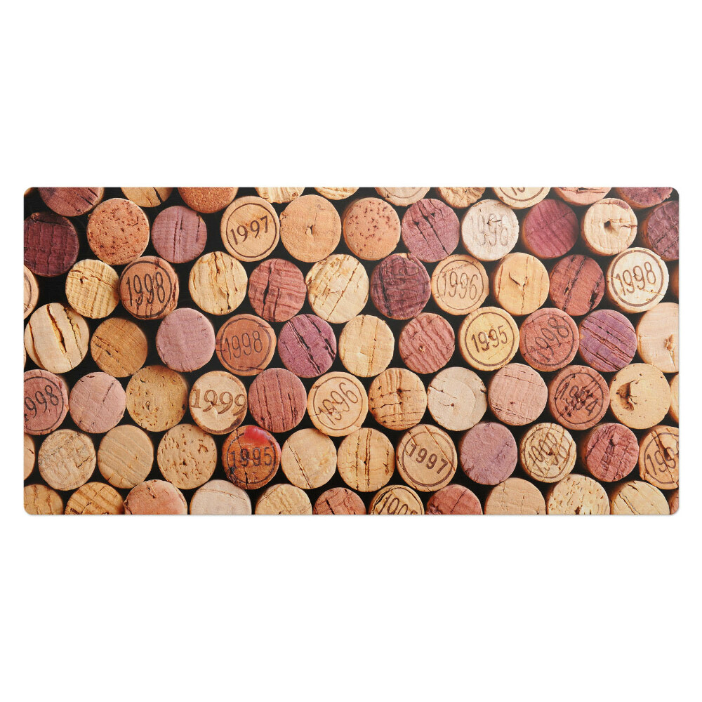 Duża podkładka na biurko dla dzieci Kolekcja korków wina