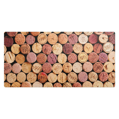 Duża podkładka na biurko dla dzieci Kolekcja korków wina