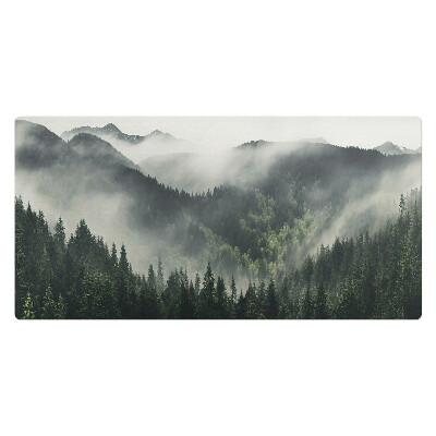 Duża podkładka ochronna na biurko Mgła nad lasem