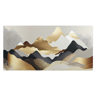 Duża podkładka ochronna na biurko Górska abstrakcja