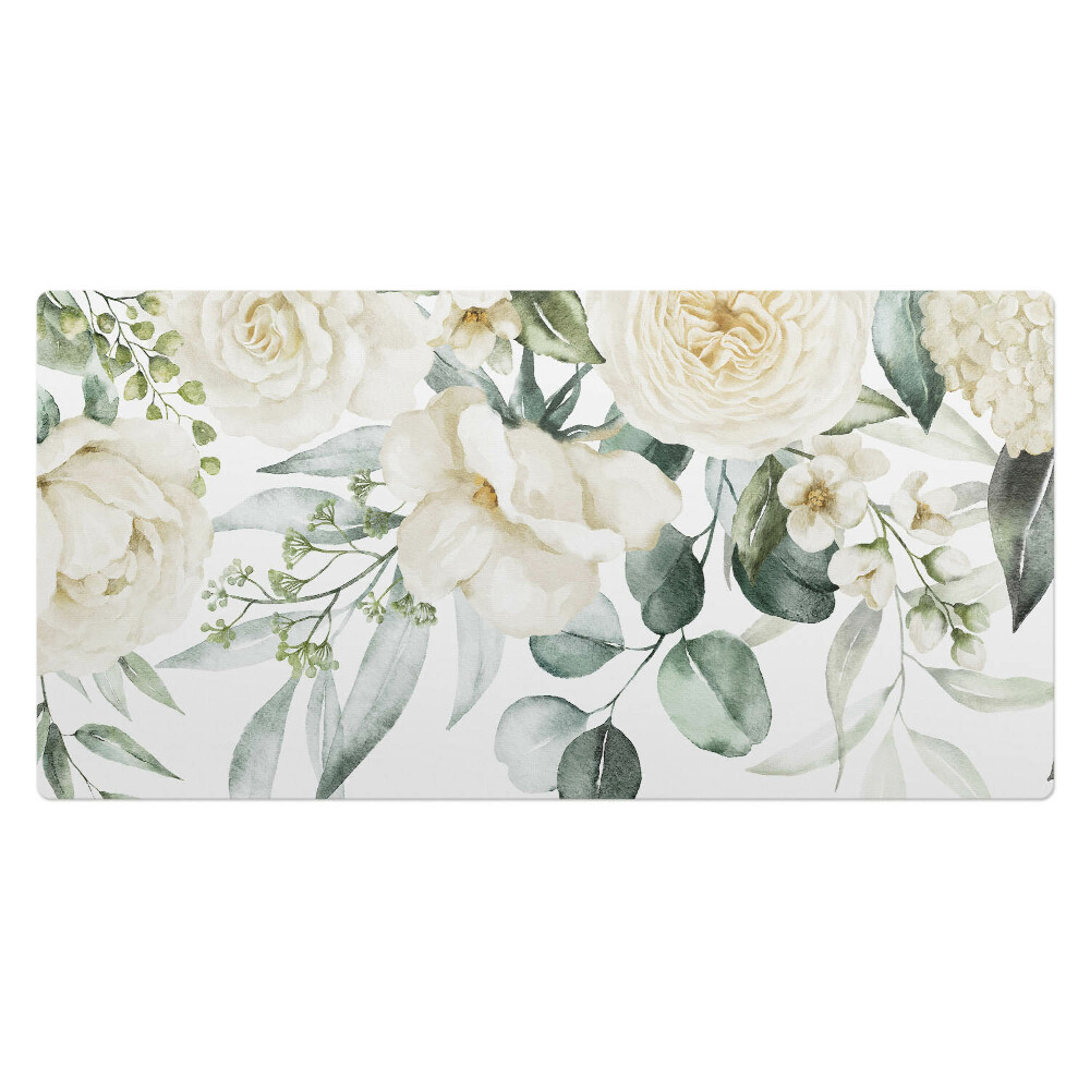 Duża podkładka na biurko Kwiatowy wzór vintage