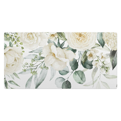 Duża podkładka na biurko Kwiatowy wzór vintage