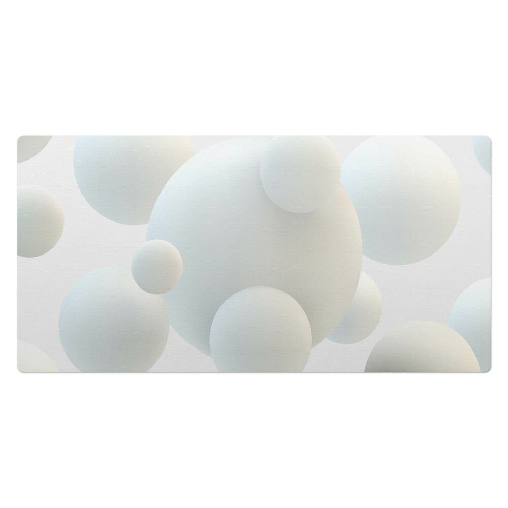 Duża podkładka ochronna na biurko Pastelowe kule 3D