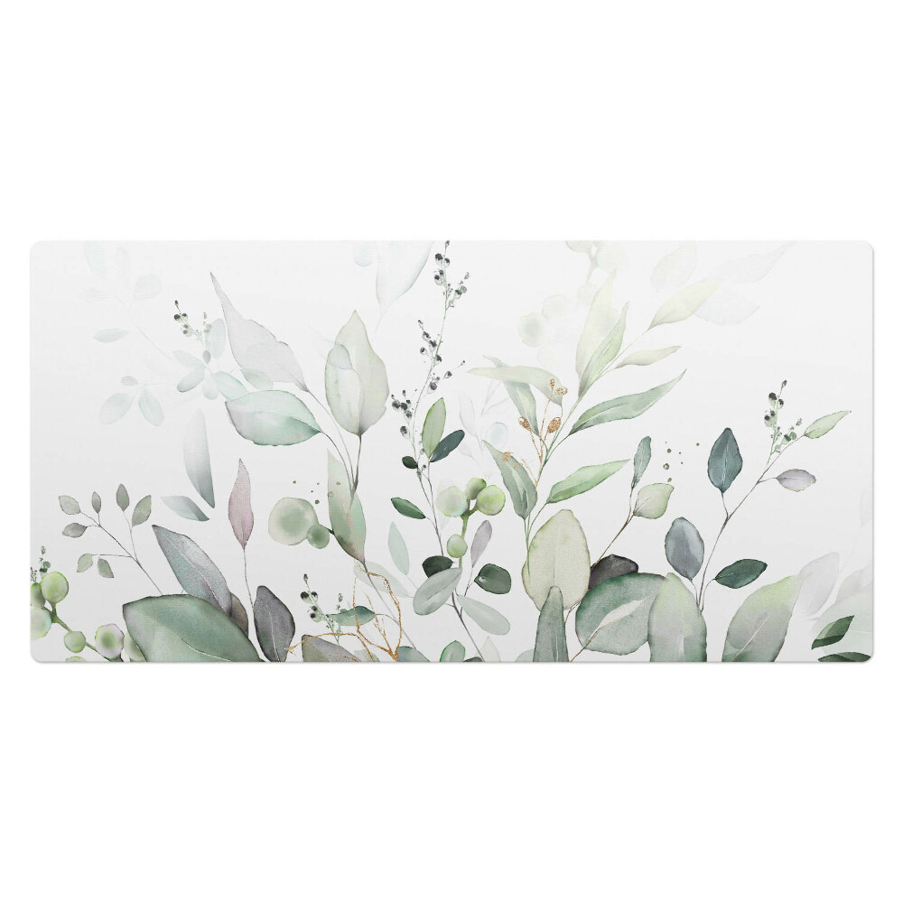 Mata ochronna na biurko Pastelowe liście