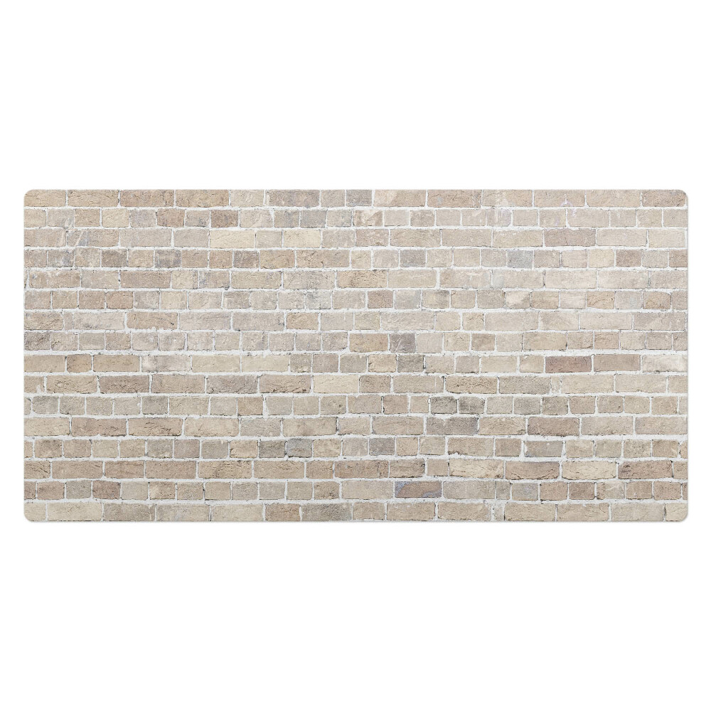 Duża podkładka na biurko dla dzieci Ceglana ściana retro