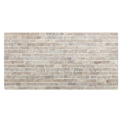 Duża podkładka na biurko dla dzieci Ceglana ściana retro