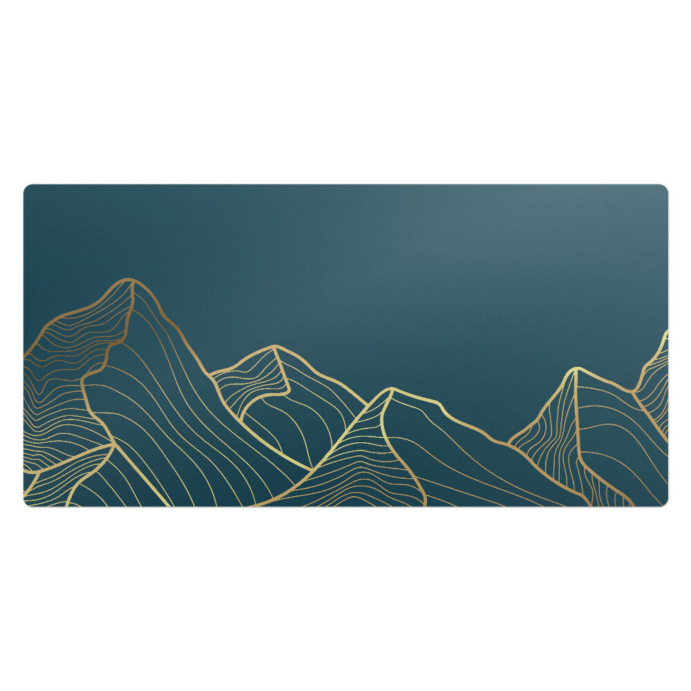 Duża podkładka na biurko dla dzieci Górskie linie artystyczne