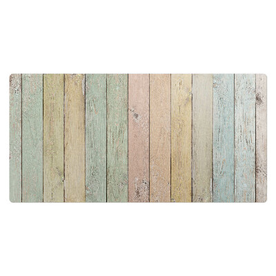 Mata ochronna na biurko Pastelowe deski pionowe