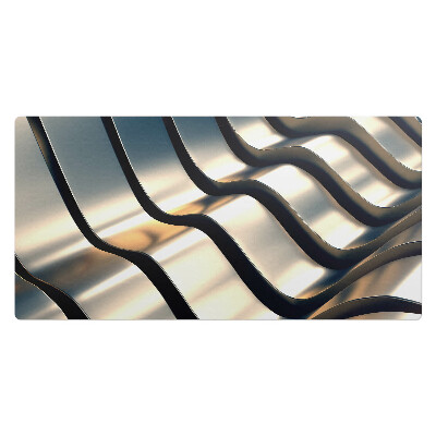 Duża podkładka na biurko dla dzieci Faliste linie metalu