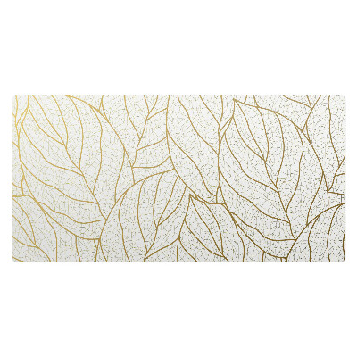 Podkładka na całe biurko Liście w delikatnym wzorze