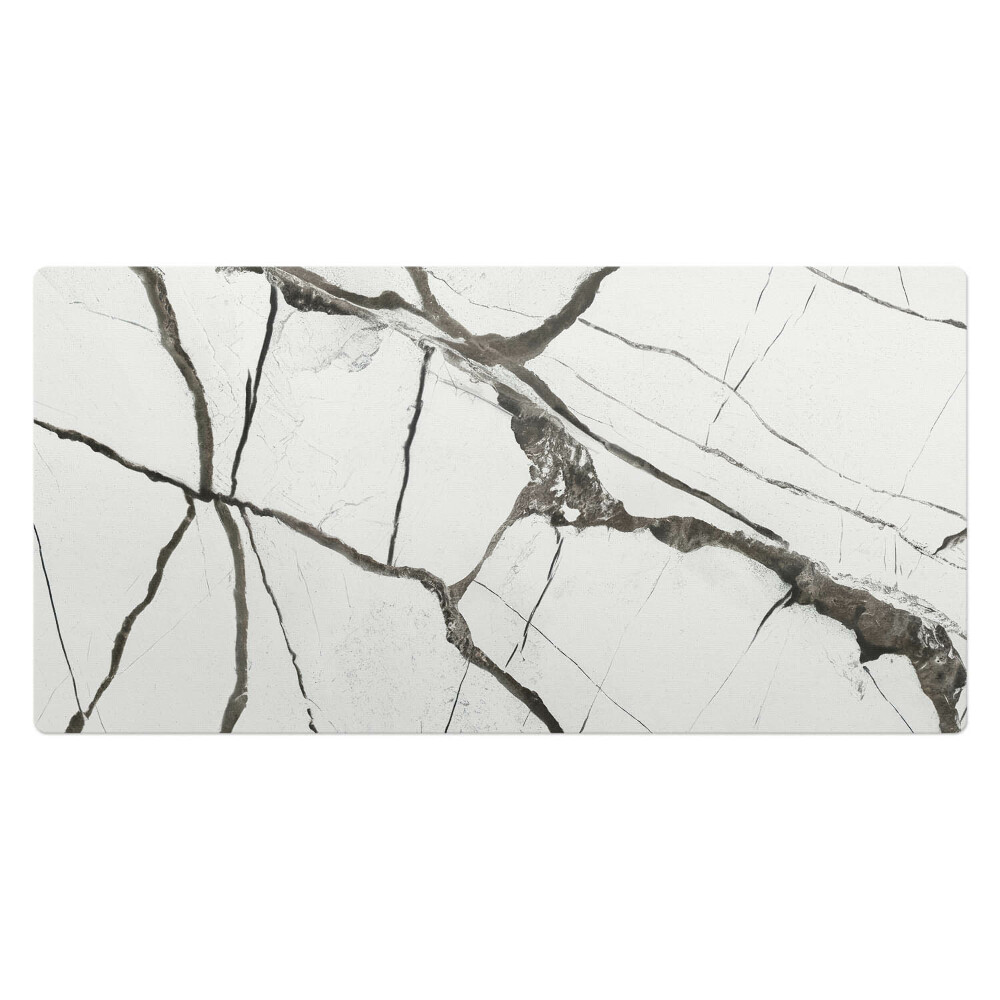 Duża podkładka na biurko dla dzieci Pęknięcia marmuru