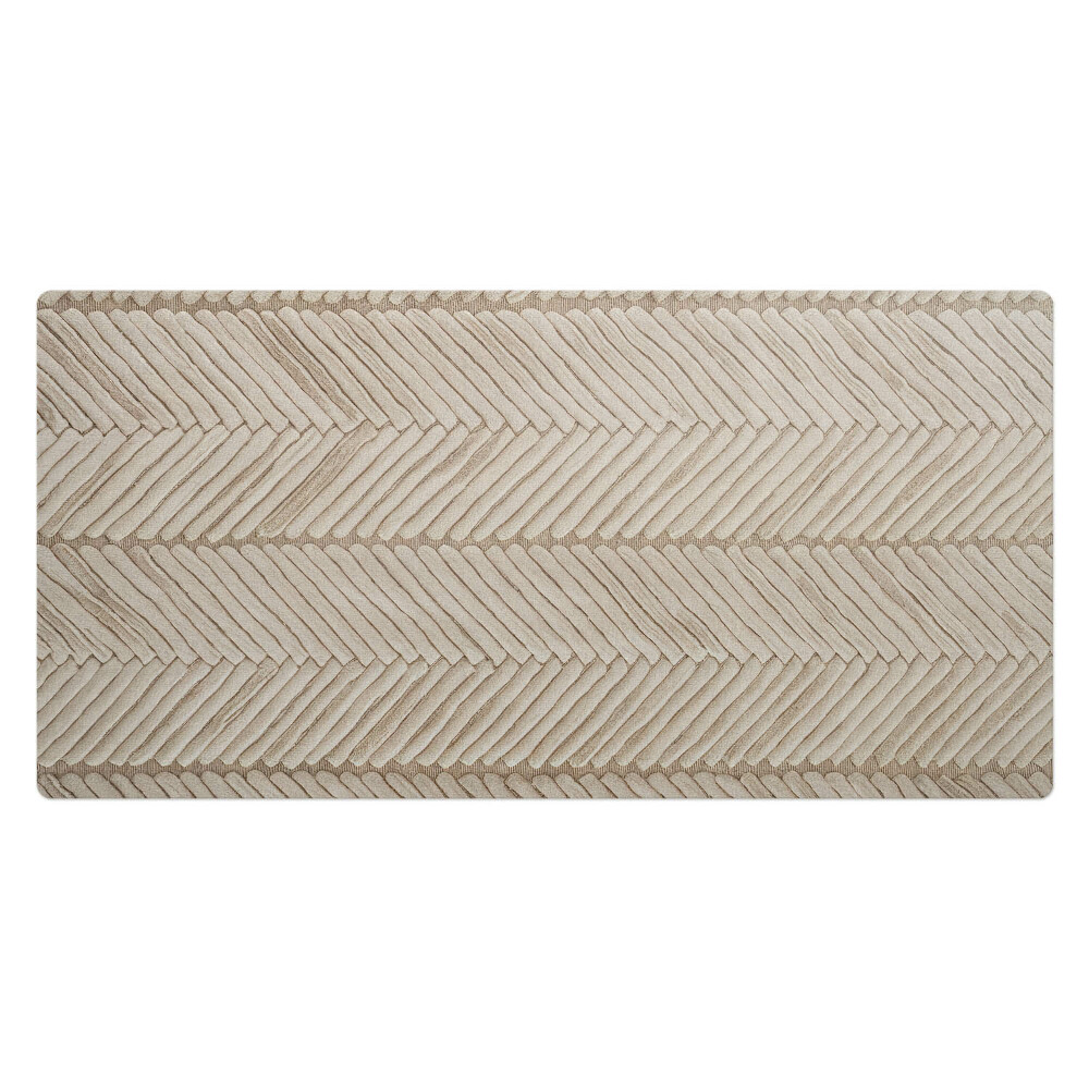 Mata na biurko Pleciony wzór jodełka