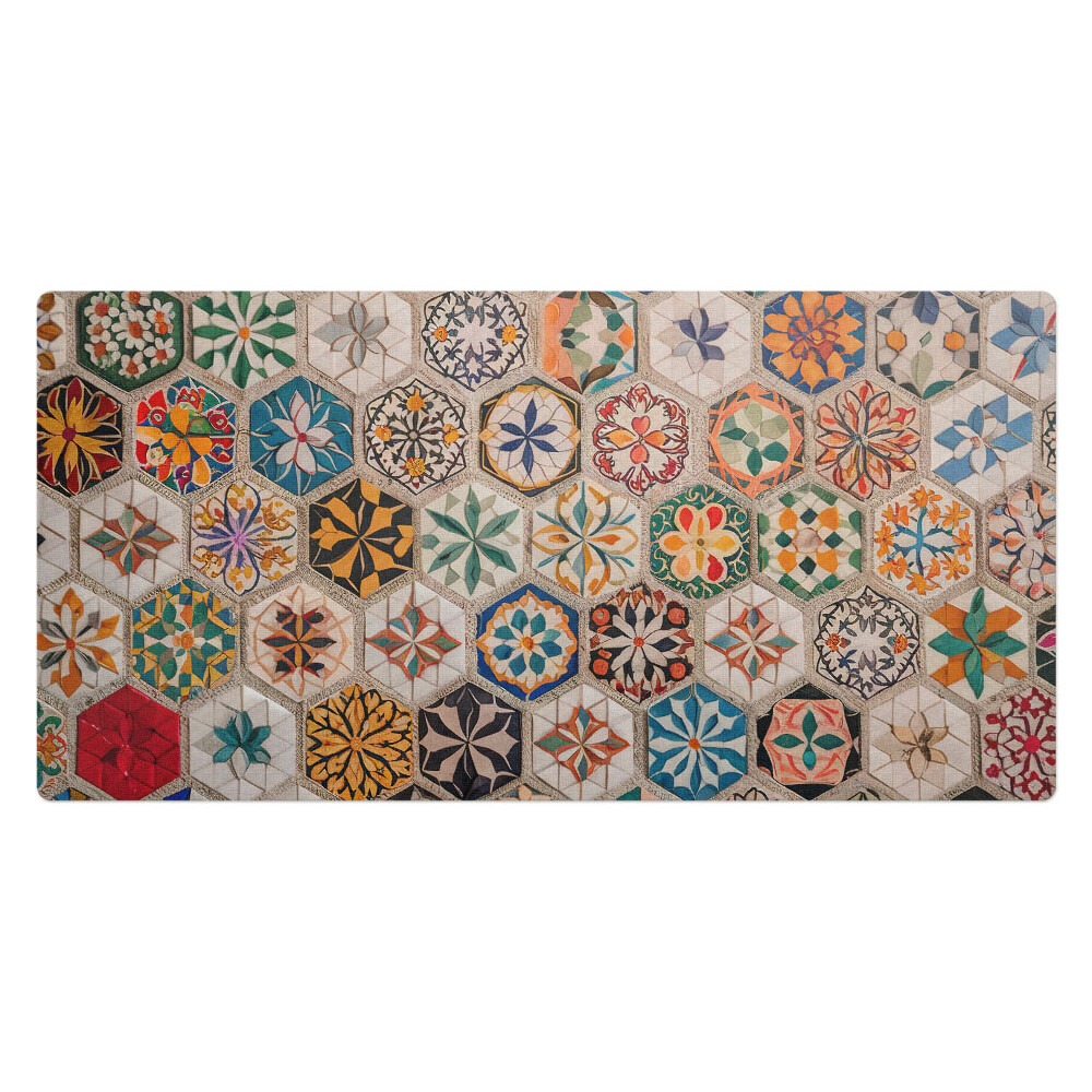 Mata ochronna na biurko Mozaika kwiatowa