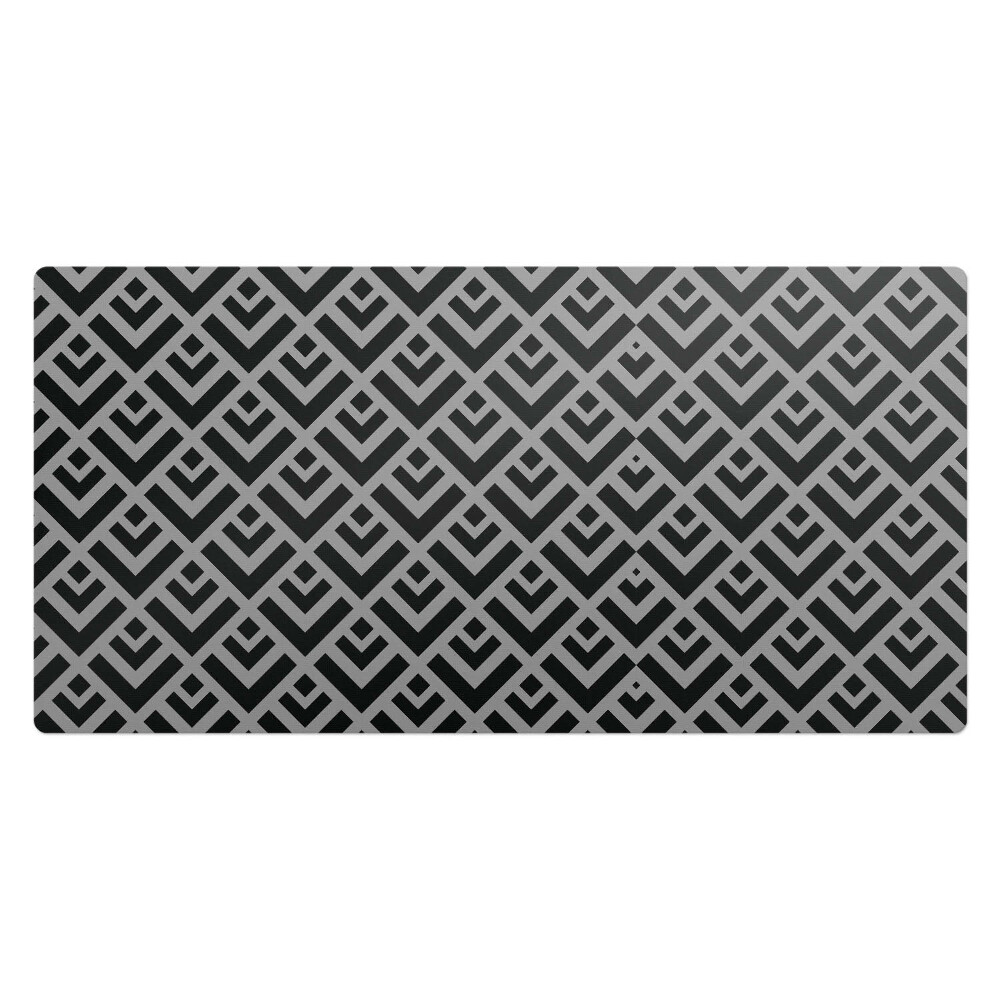 Podkładka na całe biurko Geometryczny wzór retro