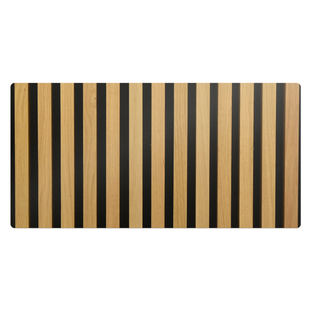 Duża podkładka ochronna na biurko Pionowe pasy drewna